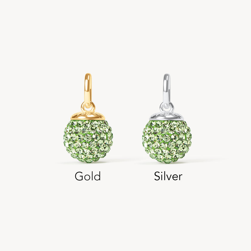 August Medium Birthstone Sparkle Ball™ Charm