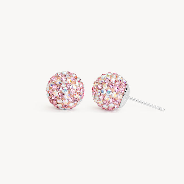 10mm Poppy Sparkle Ball™ Stud Earrings