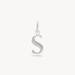 Silver Letter Necklace S