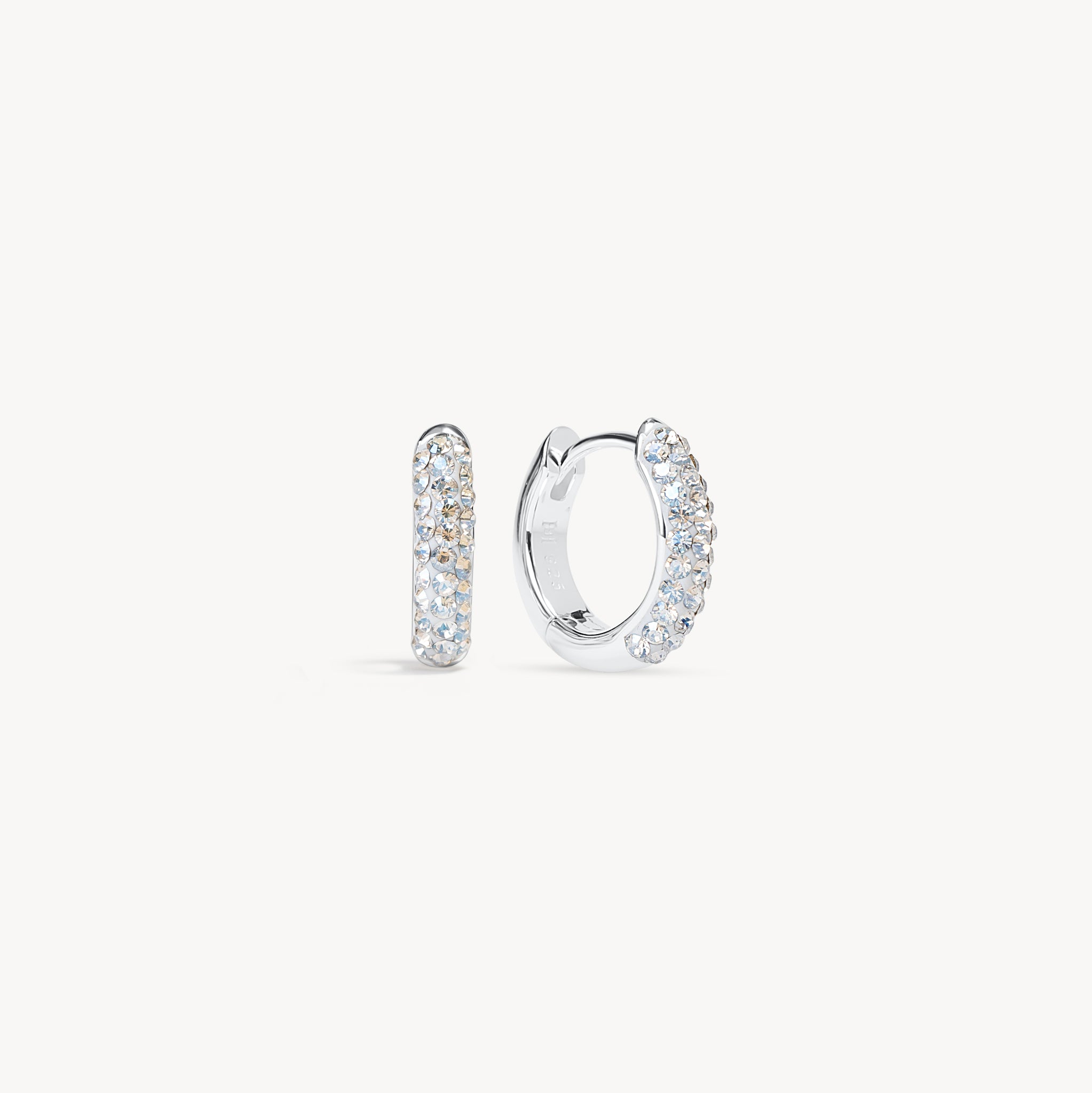 April Birthstone Always On Hoop Earrings