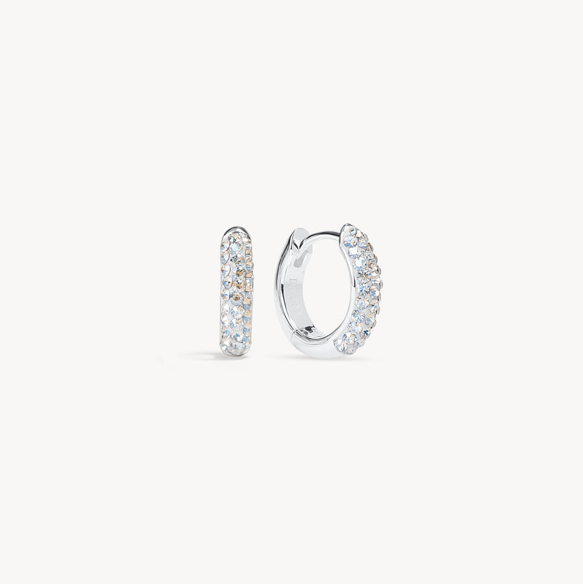 April Birthstone Always On Hoop Earrings