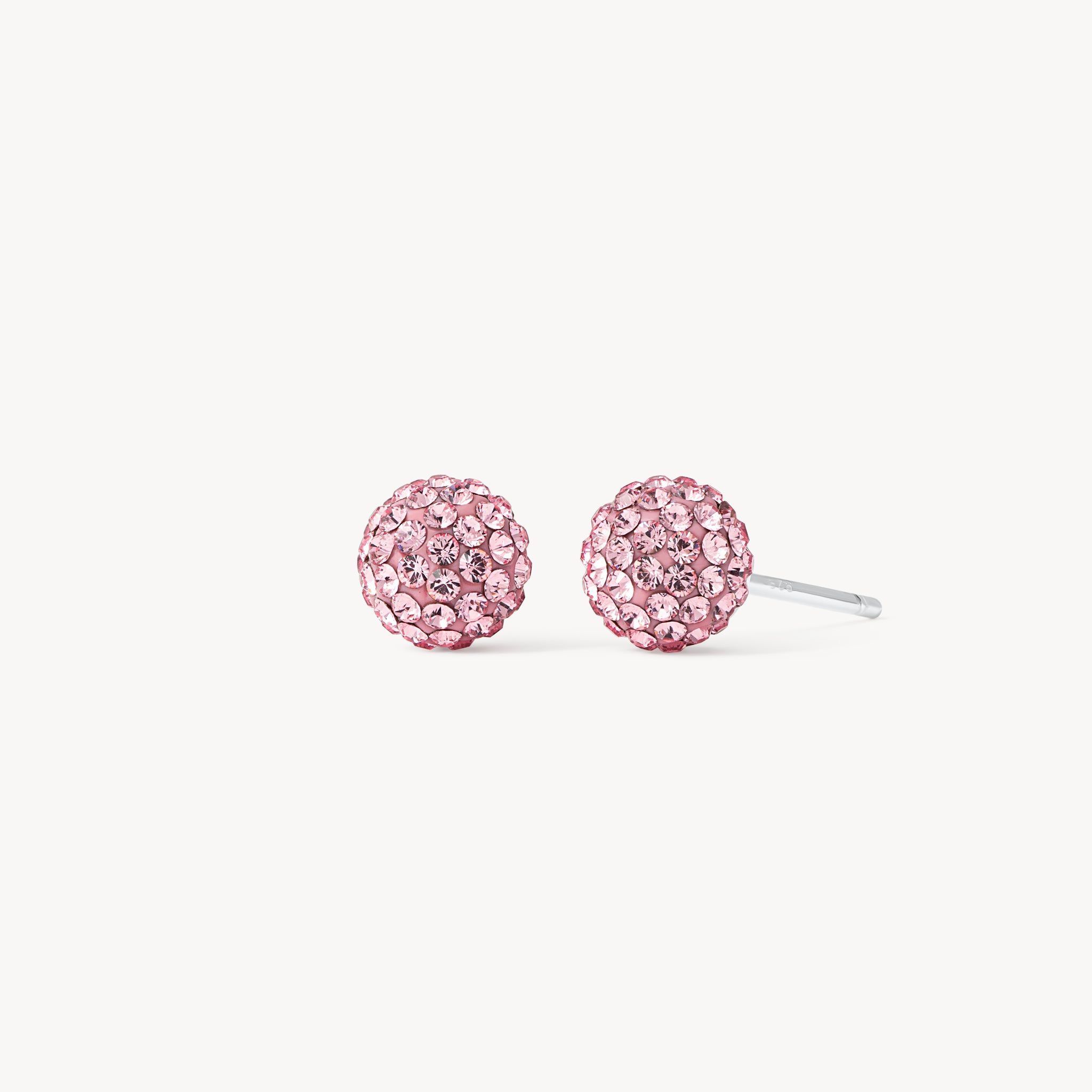H&B Pink Sparkle Ball™ Stud Earrings