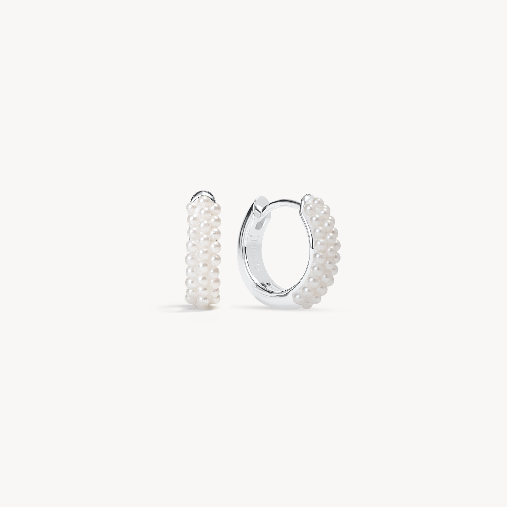 June Birthstone Always On Hoop Earrings