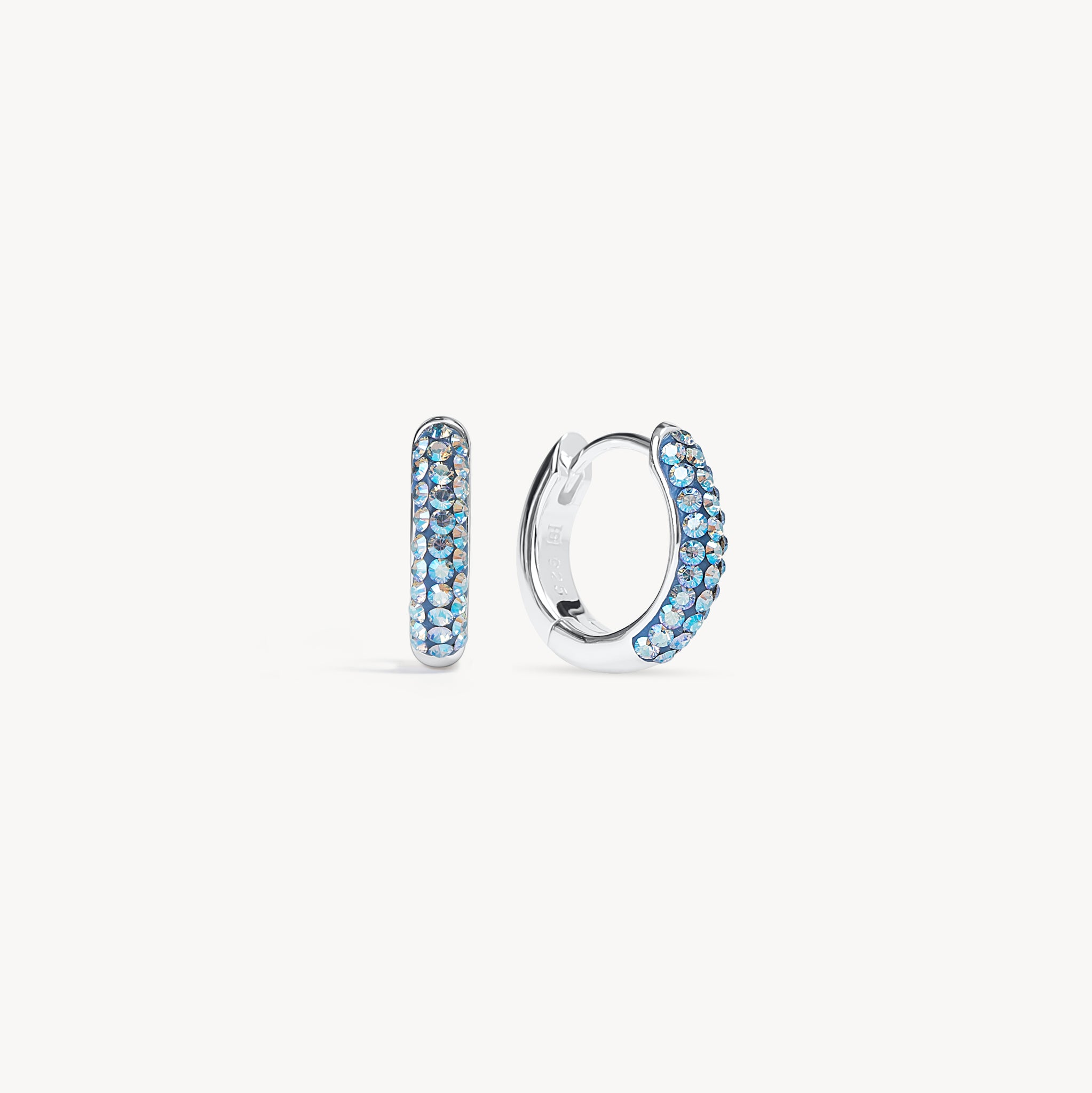 March Birthstone Always On Hoop Earrings