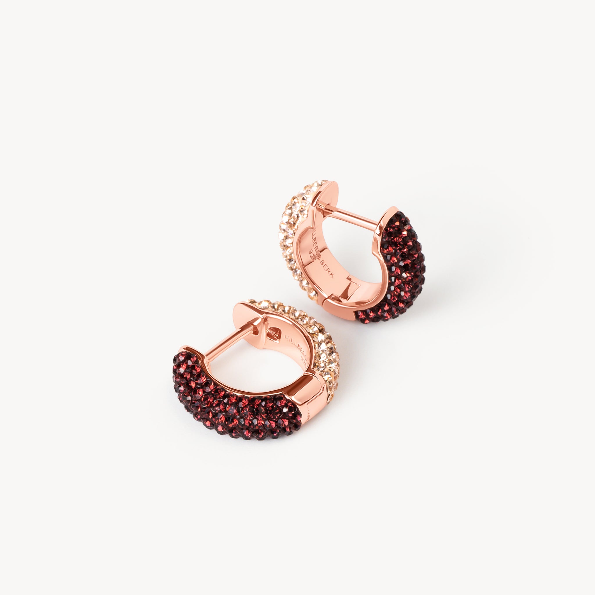 Sparkle Rose Hoops Sparkle Rose Hoops