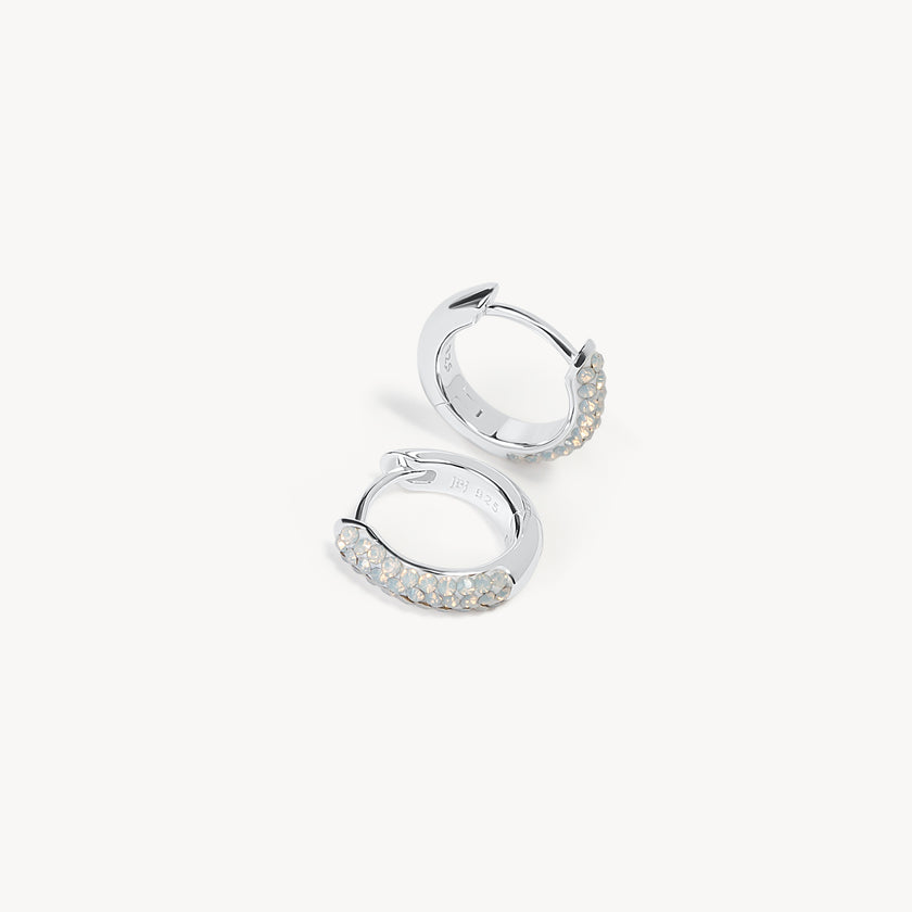 October Birthstone Always On Hoop Earrings