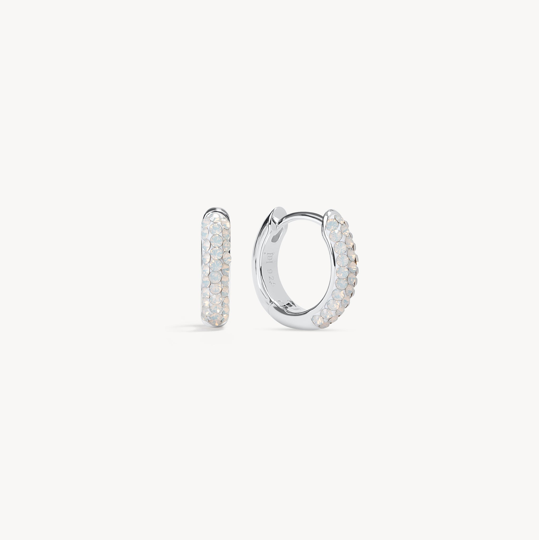 October Birthstone Always On Hoop Earrings
