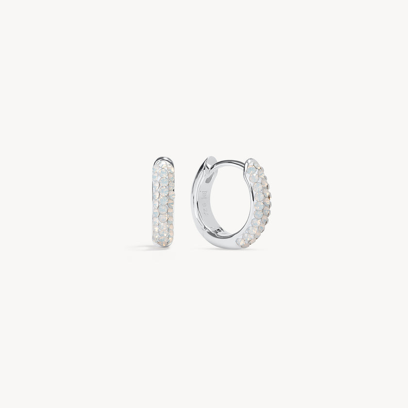 October Birthstone Always On Hoop Earrings