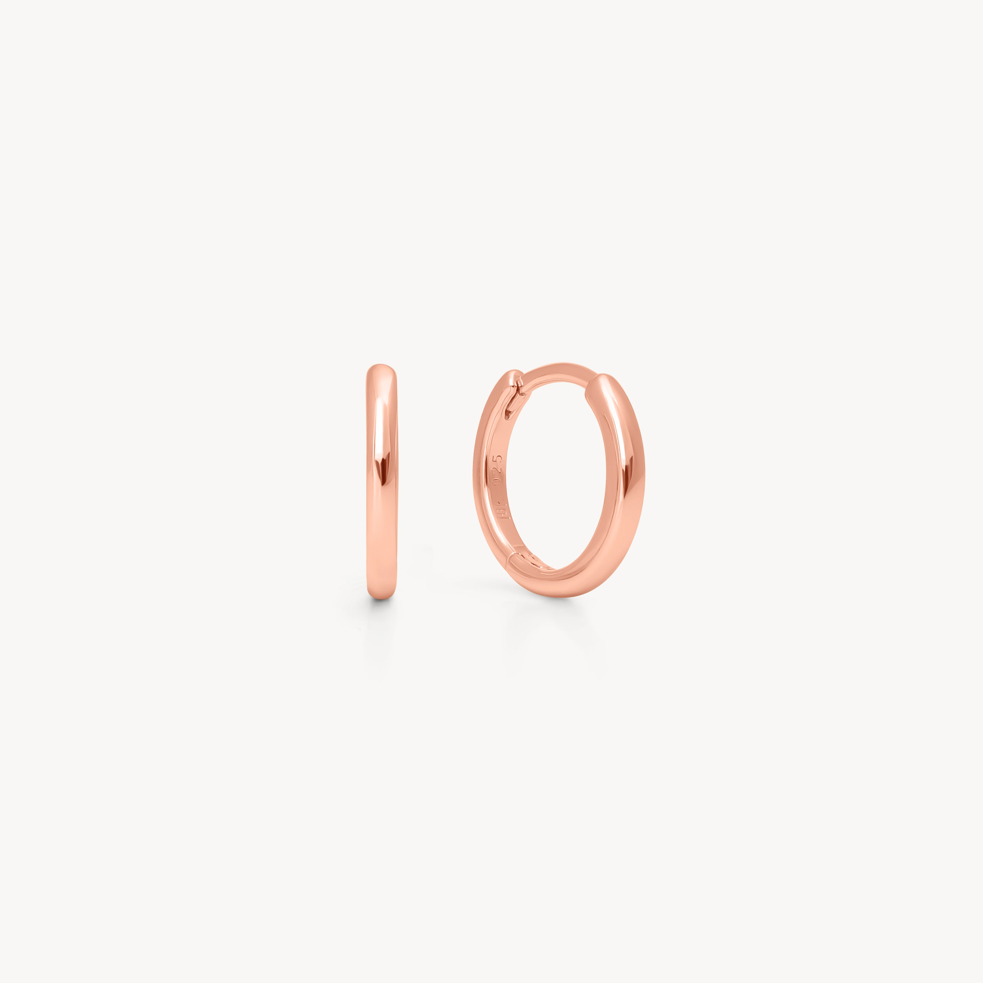 Rose Gold Hoop Earrings