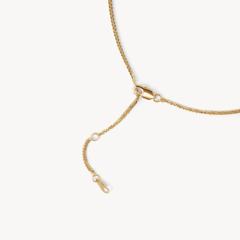 10k Dainty Wheat Chain