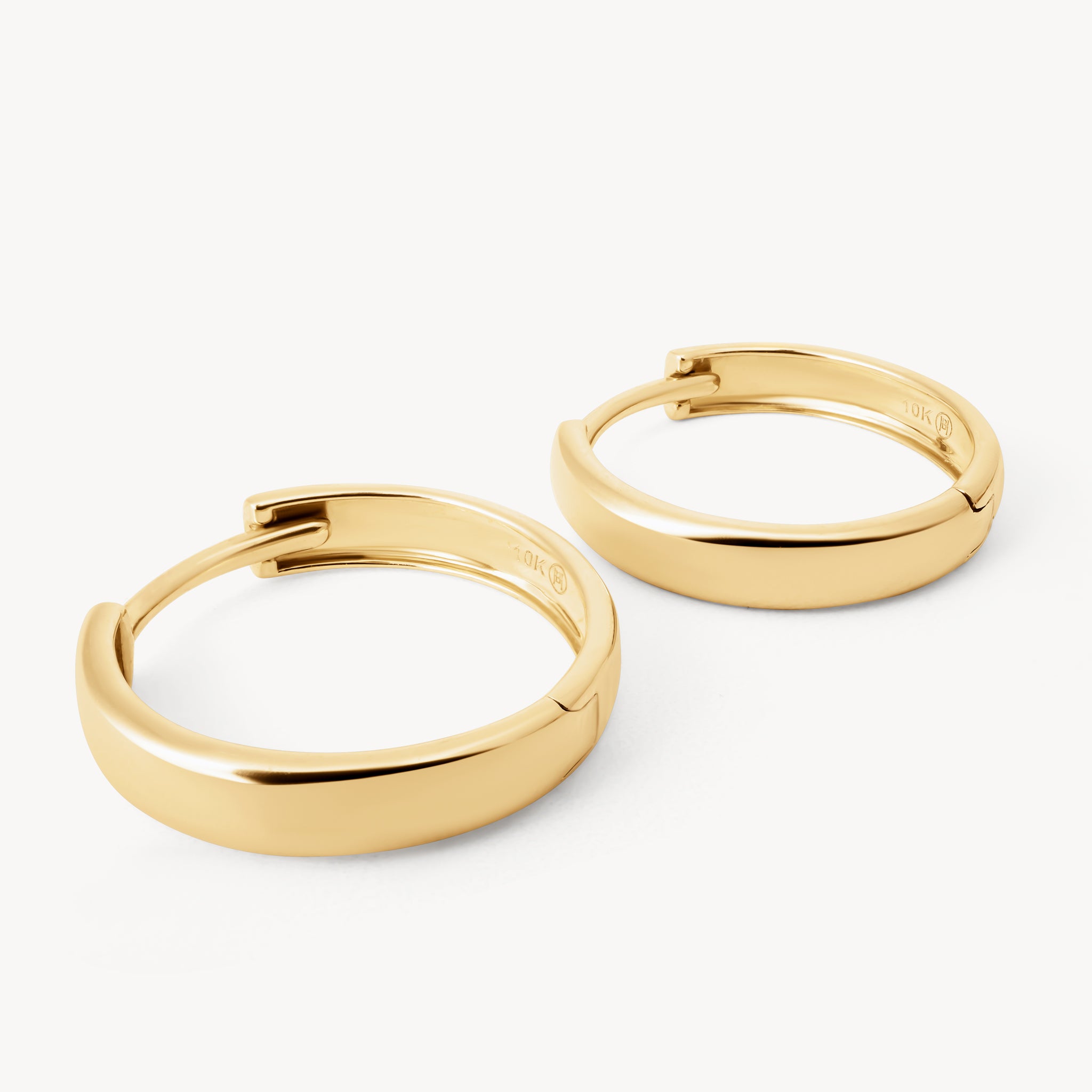 16mm 10k Hoop Earrings