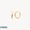10k Hoop Earrings 16mm