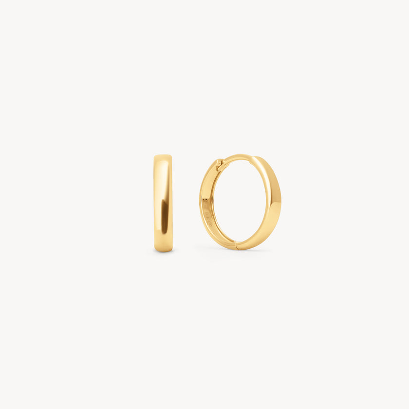 16mm 10k Hoop Earrings