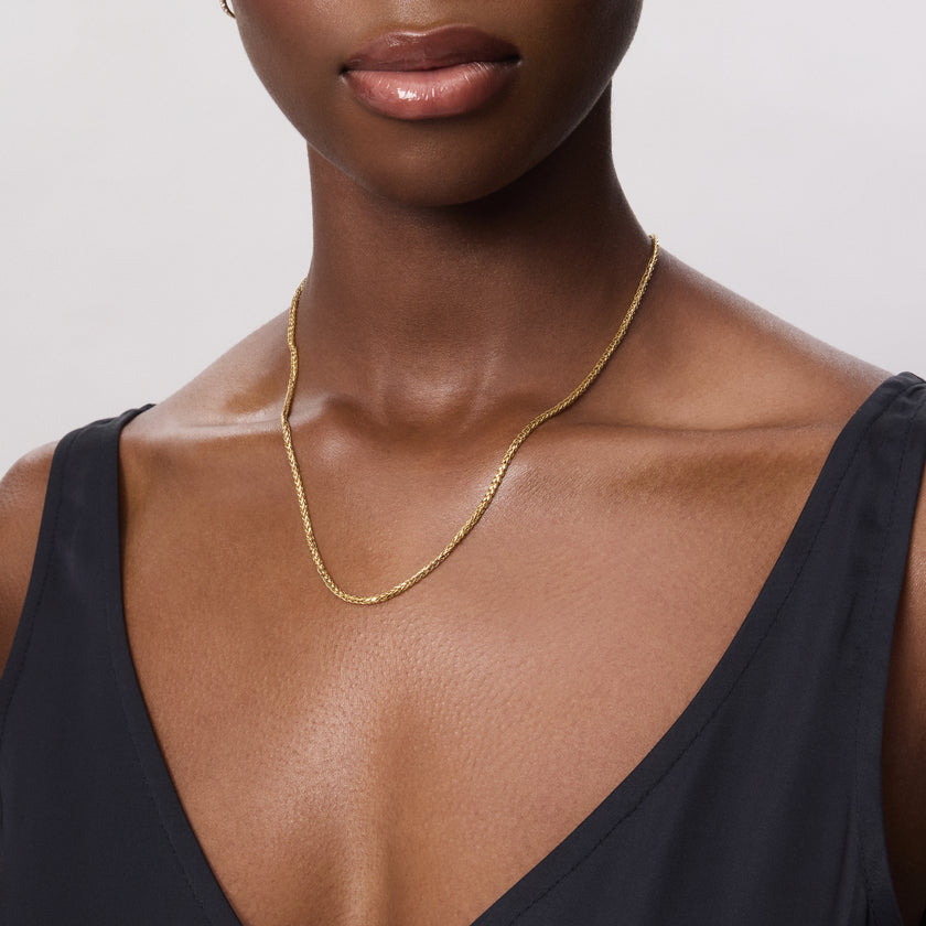 10k Large Wheat Chain on model