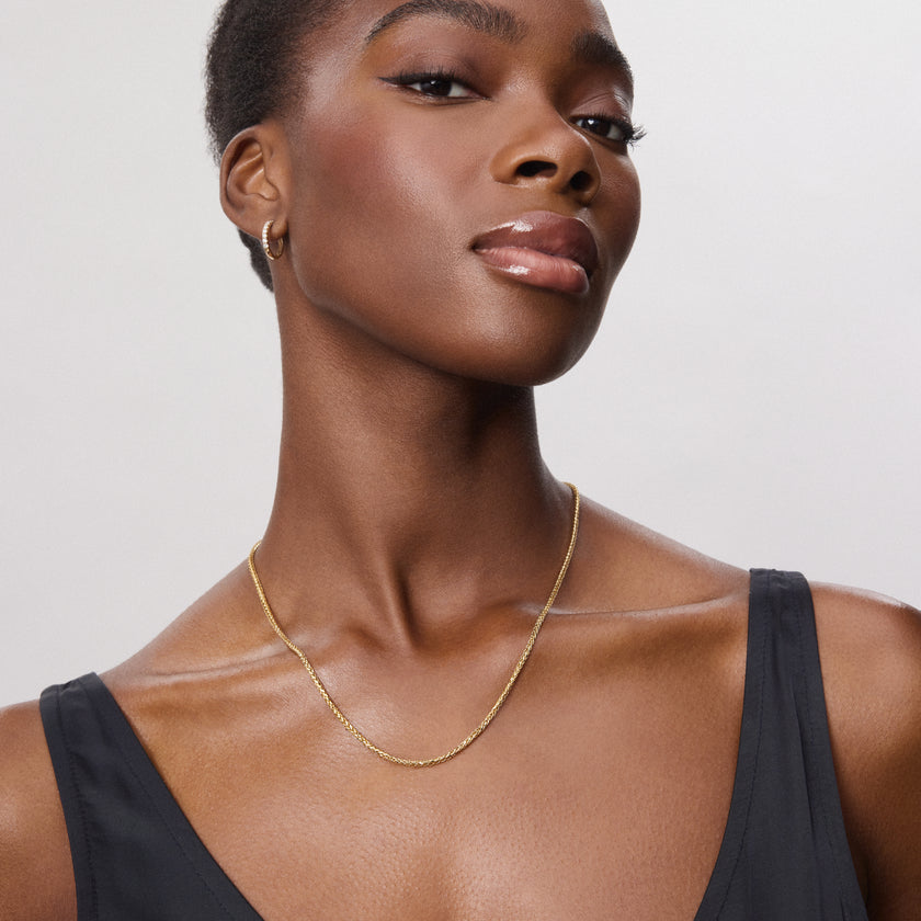 10k Large Wheat Chain on model