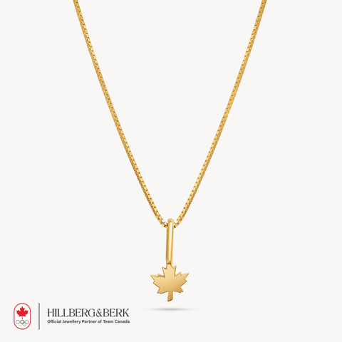 10k Maple Leaf Necklace