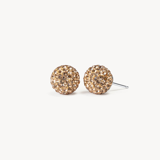 Gold Medium Sparkle Ball™ Stud Earrings