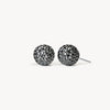 Hematite Medium Sparkle Ball™ Stud Earrings