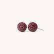 Merlot Medium Sparkle Ball™ Stud Earrings