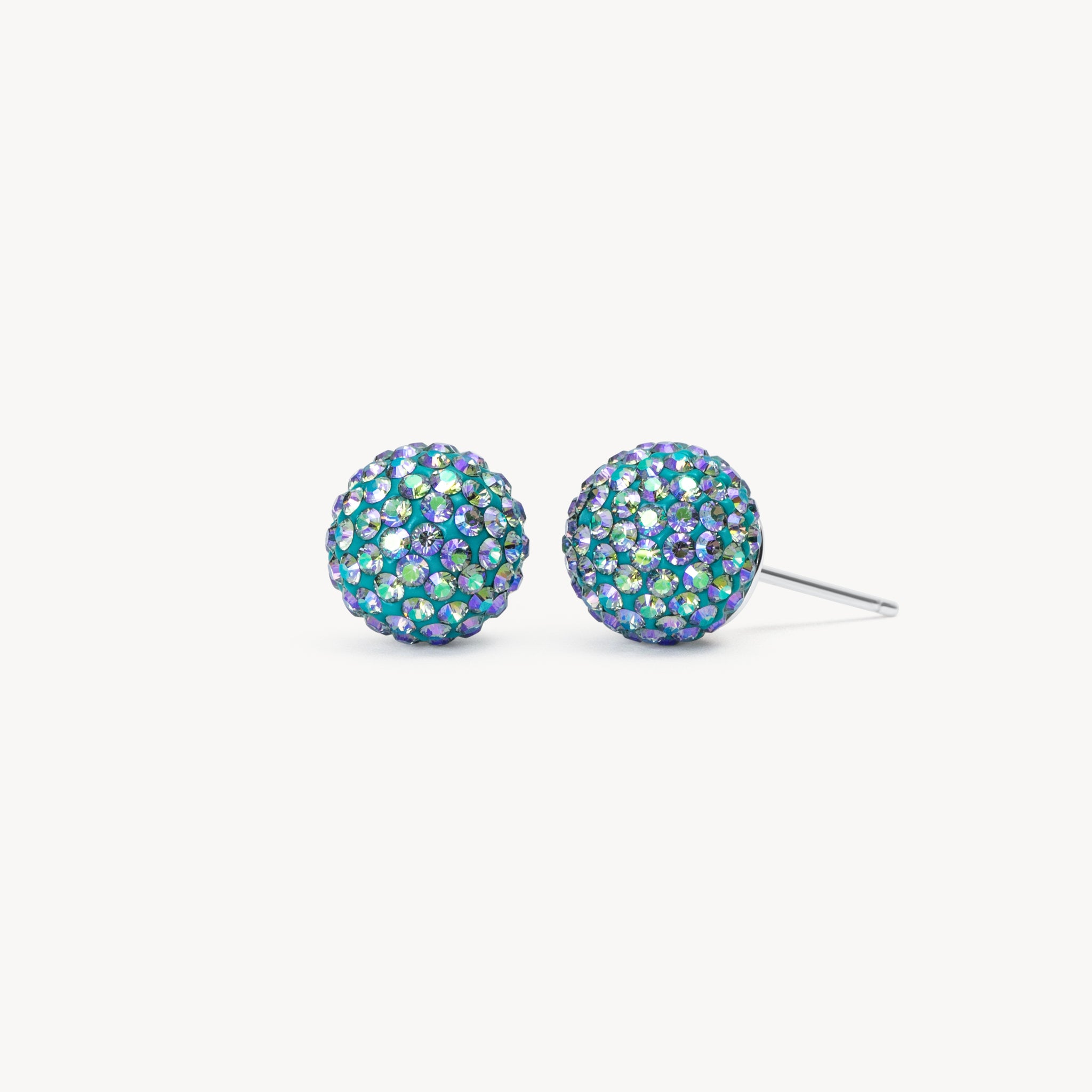 Mermaid Scales Sparkle Ball™ Stud Earrings