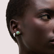 10mm Serpentine Sparkle Ball™ Stud Earrings on model