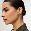 Sand Dunes Medium Sparkle Ball™ Stud Earrings on model