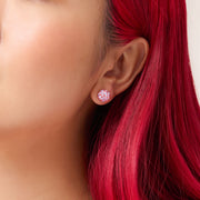 Nice List Holiday Gift Set - Sparkle Ball™ Studs on model