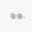 White Medium Sparkle Ball™ Stud Earrings