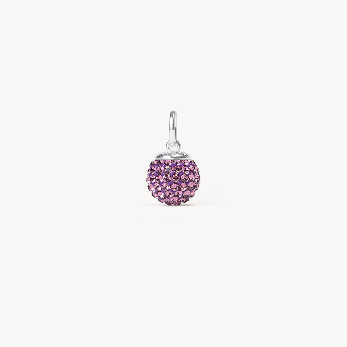 Medium|February|Sterling Silver
