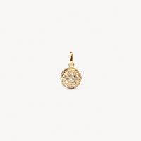 Soft Gold Medium Sparkle Ball™ Charm