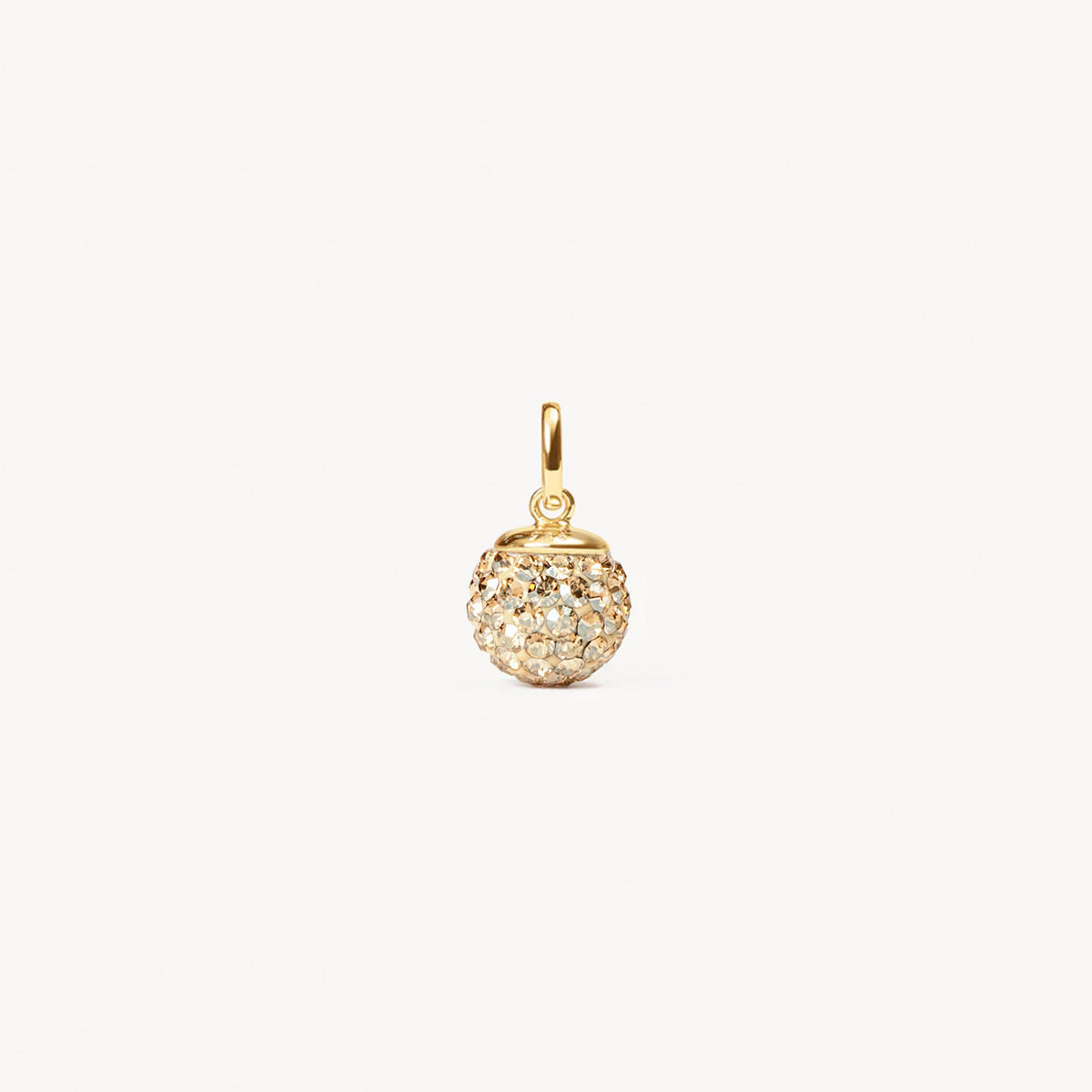 Soft Gold Medium Sparkle Ball™ Charm