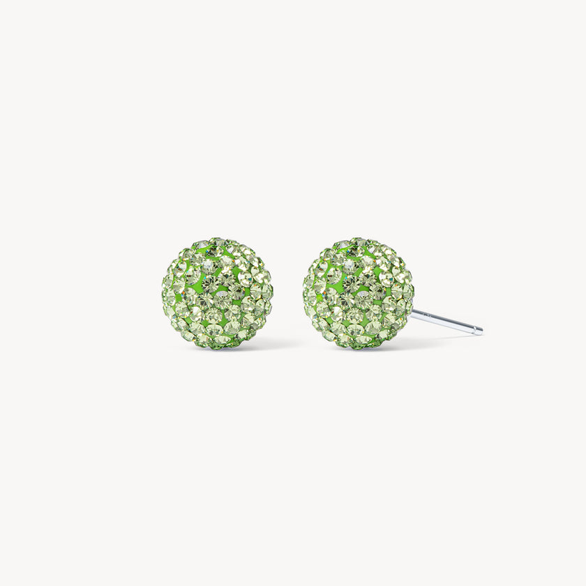 August Medium Birthstone Sparkle Ball™ Stud Earrings