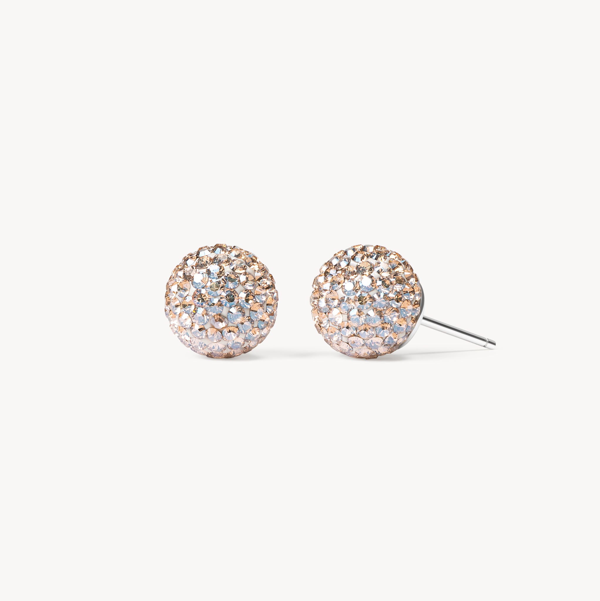 Medium Champagne Sparkle Ball™ Stud Earrings