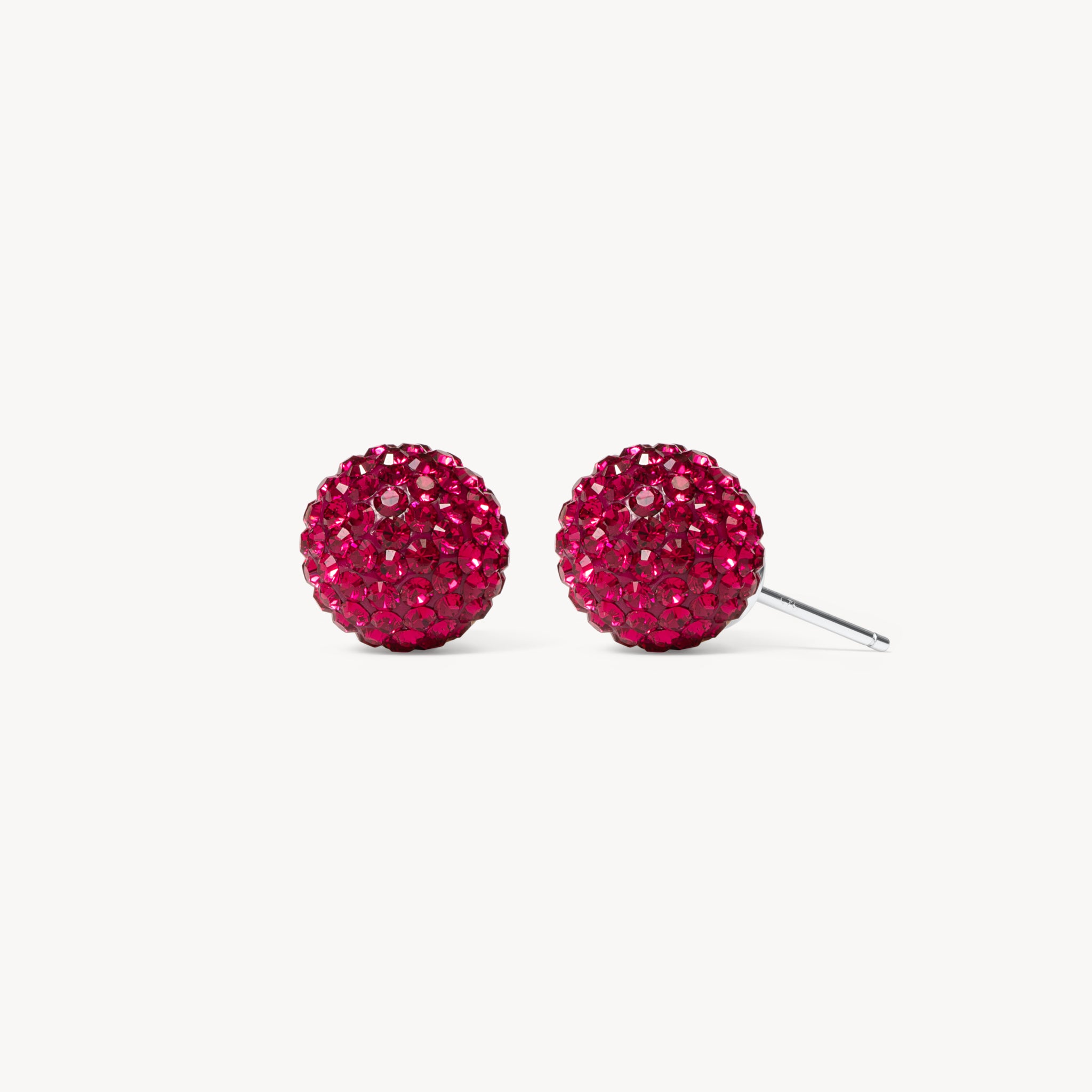 July Medium Birthstone Sparkle Ball™ Stud Earrings
