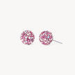 Raspberry Disco Medium Sparkle Ball™ Stud Earrings