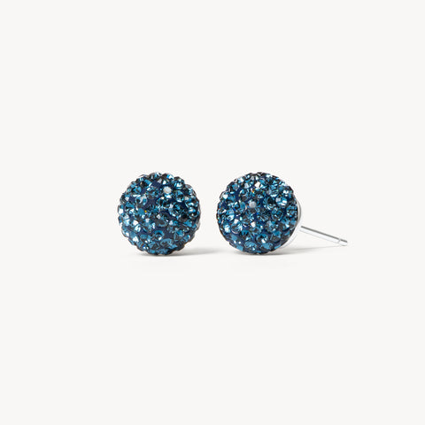 September Medium Birthstone Sparkle Ball™ Stud Earrings