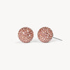 Large Desert Rose Sparkle Ball™ Stud Earrings
