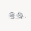 White Large Sparkle Ball™ Stud Earrings