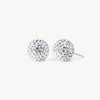 White Large Sparkle Ball™ Stud Earrings