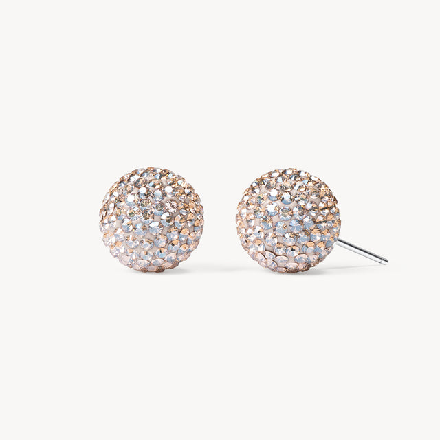 Large Champagne Sparkle Ball™ Stud Earrings