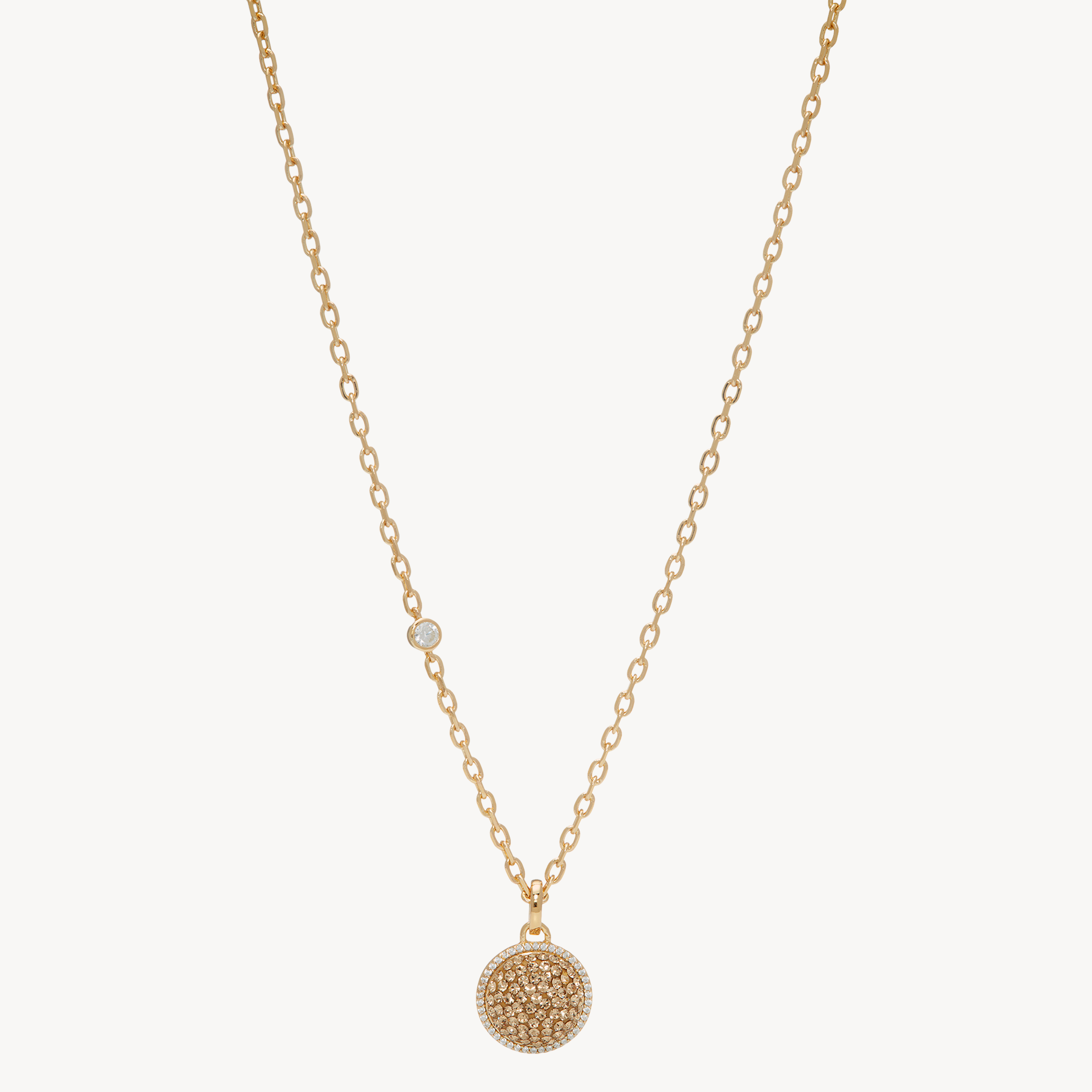 Sparkle Ball™ Halo Pendant Necklace Gold