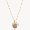 Sparkle Ball™ Cluster Pendant Necklace Gold