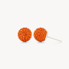 Orange Sparkle Ball™ Stud Earrings Orange