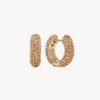 Sparkle Hoops — Small Gold