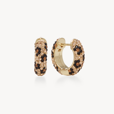Sparkle Hoops — Small Leopard
