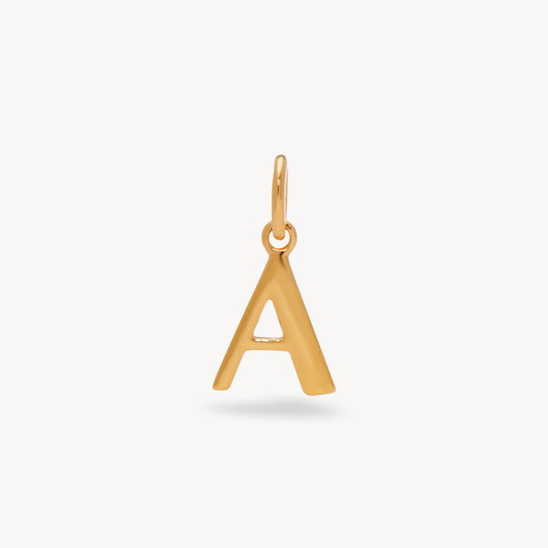 A Letter Charm — Gold