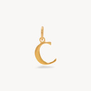 C Letter Charm — Gold