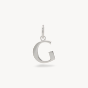 Silver Letter Necklace G