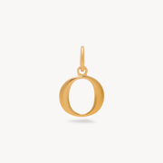 O Letter Charm — Gold