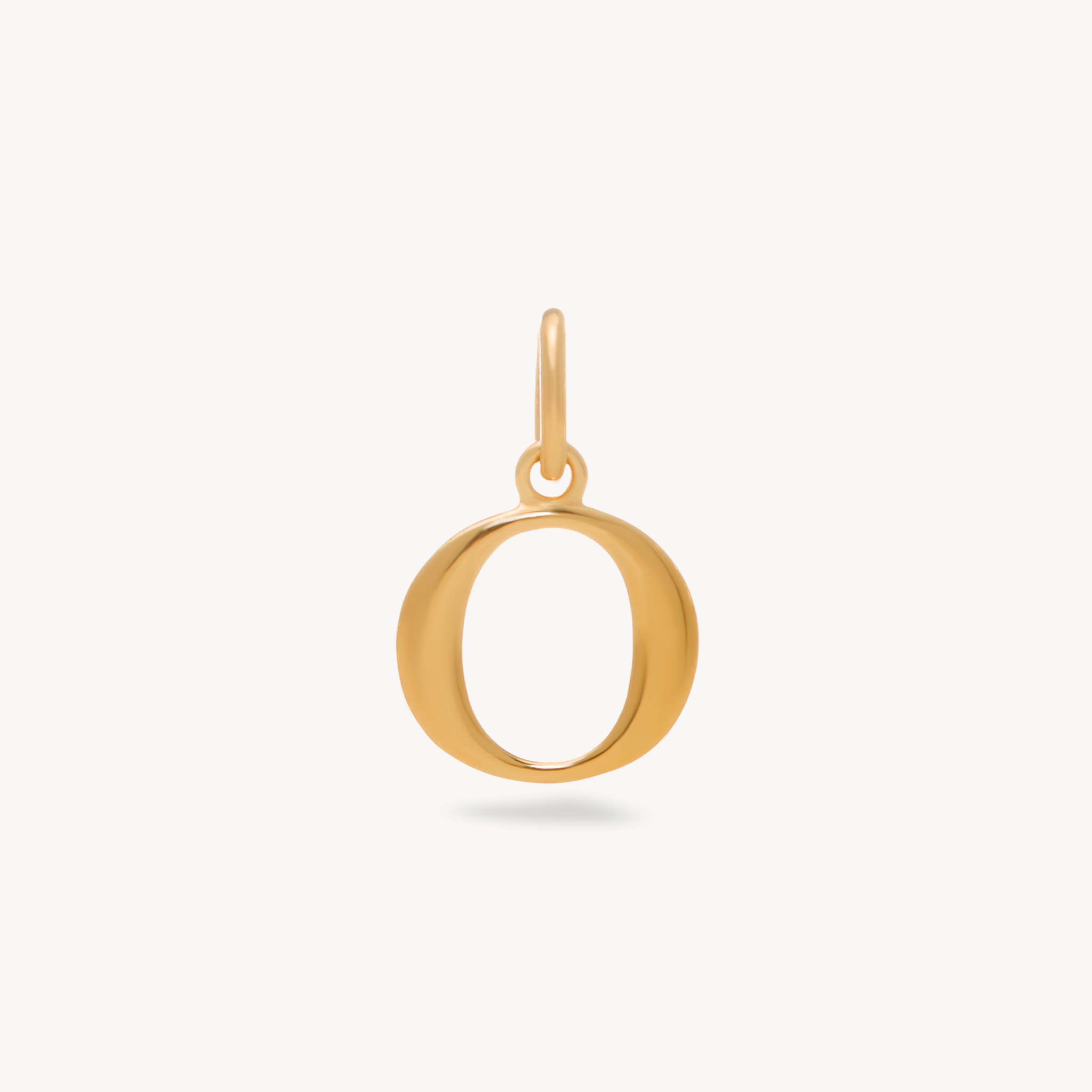 O Letter Charm — Gold